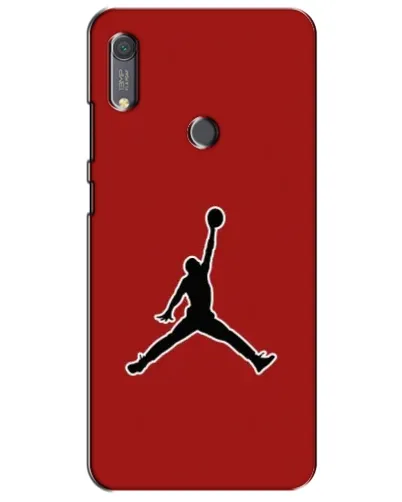 Чехол для Huawei Y6s с картинкой «Jordan Red Back»