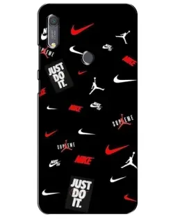 Чехол для Huawei Y6s с картинкой «Nike Mix Pattern»