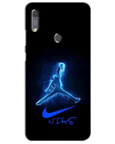 Чехол для Huawei Y6s с картинкой «Jordan Neon Blue»