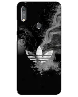 Чохол для Huawei Y6s з картинкою «Абстрактний дим Adidas»