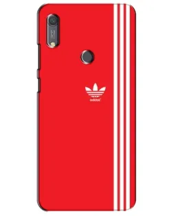 Чохол для Huawei Y6s з картинкою «Червоний мінімалізм Adidas»