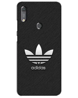 Чохол для Huawei Y6s з картинкою «Adidas Карбонова текстура»