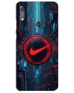 Чохол для Huawei Y6s з картинкою «Техногенний стиль Nike»