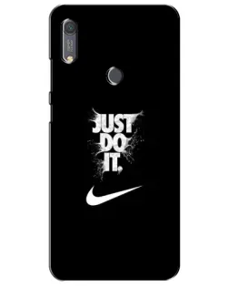 Чохол для Huawei Y6s з картинкою «Текстовий принт Nike»