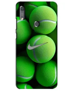 Чохол для Huawei Y6s з картинкою «Тенісні м'ячі Найк»