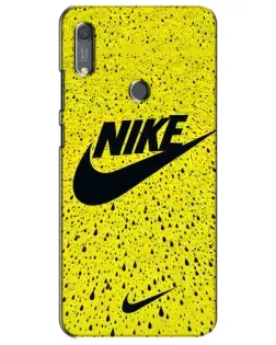 Чохол для Huawei Y6s з картинкою «Жовтий текстурний Nike»