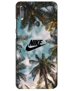 Чехол для Huawei Y6s с картинкой «Тропический принт Nike» Чехол для Huawei Y6s с картинкой «Тропический принт Nike»