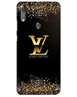 Чохол для Huawei Y6s з картинкою «LV — золоті іскри»