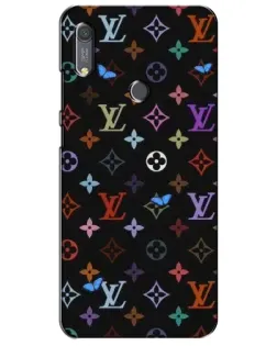 Чохол для Huawei Y6s з картинкою «Кольорова монограма LV»
