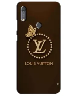 Чохол для Huawei Y6s з картинкою «LV — золота печатка»