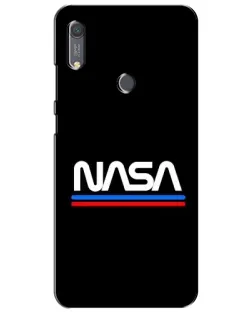 Чохол для Huawei Y6s з картинкою «NASA — класика Red Blue»