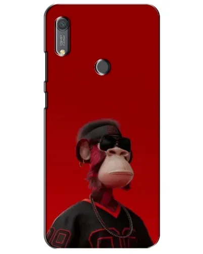 Чохол для Huawei Y6s з картинкою «Bored Ape в червоному» Чохол для Huawei Y6s з картинкою «Bored Ape в червоному»