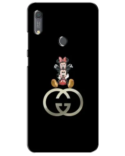 Чехол для Huawei Y6s с картинкой «Минни Маус на лого»