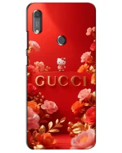 Чехол для Huawei Y6s с картинкой «Gucci — золотой сад»