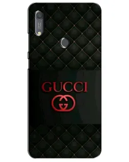 Чехол для Huawei Y6s с картинкой «Gucci — стеганый черный»