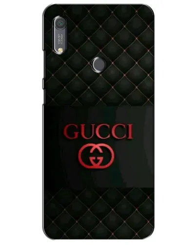 Чехол для Huawei Y6s с картинкой «Gucci — стеганый черный»