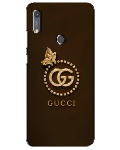 Чехол для Huawei Y6s с картинкой «Gucci — золотая бабочка»