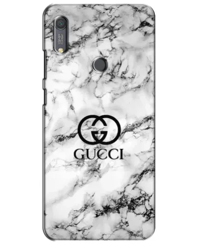 Чехол для Huawei Y6s с картинкой «Gucci — мраморный шик»