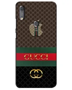 Чехол для Huawei Y6s с картинкой «Gucci — брендированный десерт»