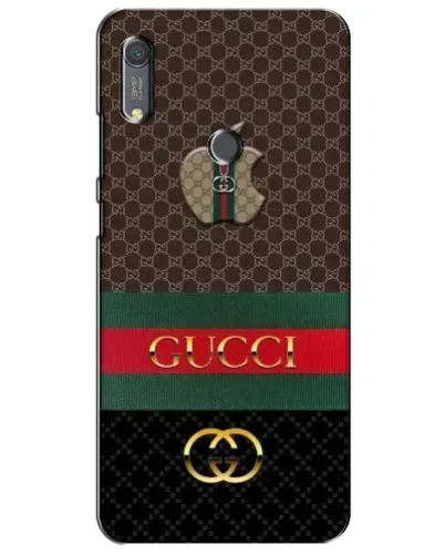 Чехол для Huawei Y6s с картинкой «Gucci — брендированный десерт»