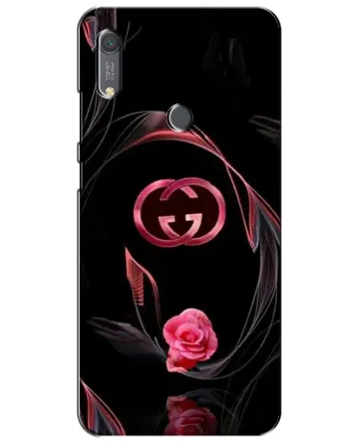 Чехол для Huawei Y6s с картинкой «Gucci — неоновая роза»