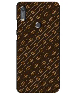 Чехол для Huawei Y6s с картинкой «Gucci — золотые диагонали»