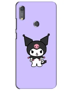 Чохол для Huawei Y6s з картинкою «Kuromi — ніжний фіолетовий»