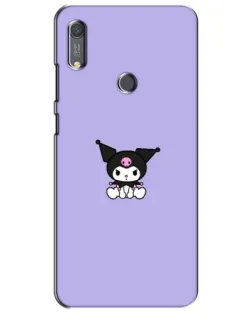 Чохол для Huawei Y6s з картинкою «Kuromi — фіолетовий мінімалізм»