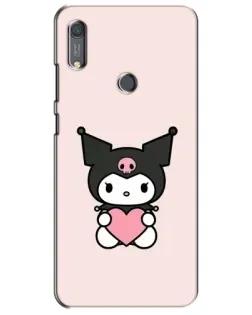 Чохол для Huawei Y6s з картинкою «Kuromi та серце»