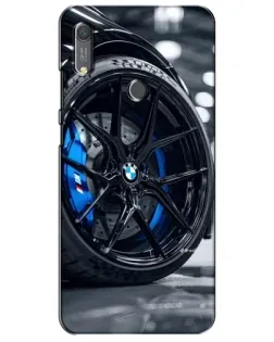 Чохол для Huawei Y6s з картинкою «Колесо BMW зблизька»