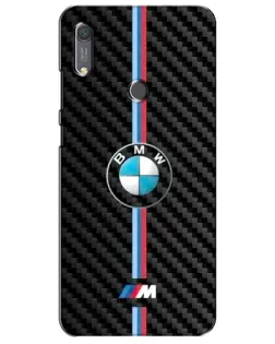Чохол для Huawei Y6s з картинкою «Емблема BMW та карбон»