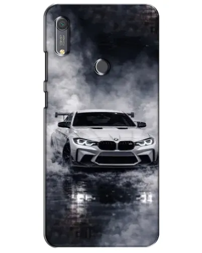 Чехол для Huawei Y6s с картинкой «BMW сквозь туман»