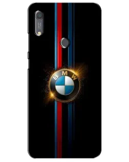 Чохол для Huawei Y6s з картинкою «BMW M-Power неон»