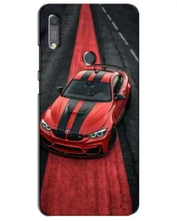 Чохол для Huawei Y6s з картинкою «BMW на червоній доріжці»