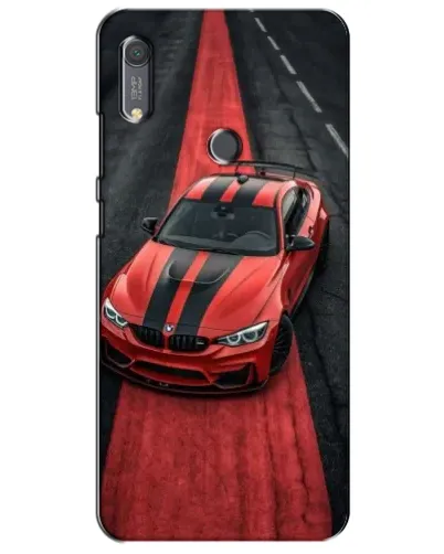 Чехол для Huawei Y6s с картинкой «BMW на красной дорожке»