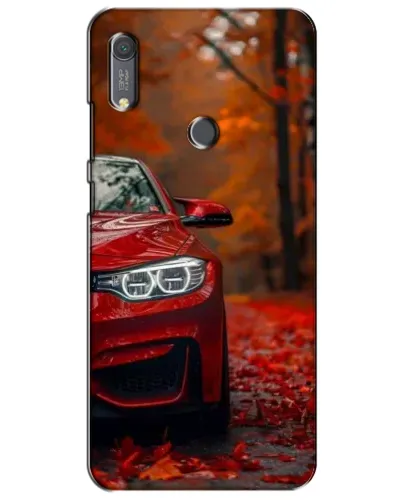 Чехол для Huawei Y6s с картинкой «Осенняя BMW M4»