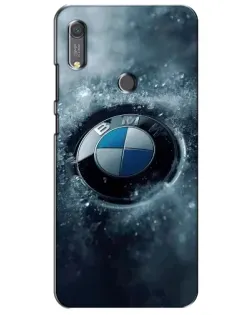 Чохол для Huawei Y6s з картинкою «Логотип BMW — лід»