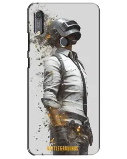 Чохол для Huawei Y6s з картинкою «PUBG — боєць у пилу»
