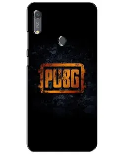 Чохол для Huawei Y6s з картинкою «PUBG — золотий логотип»