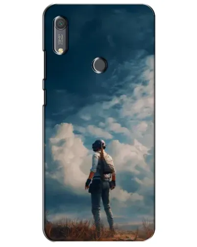 Чохол для Huawei Y6s з картинкою «Герой PUBG на скелі» Чохол для Huawei Y6s з картинкою «Герой PUBG на скелі»
