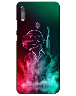 Чохол для Huawei Y6s з картинкою «PUBG — вогняний воїн»