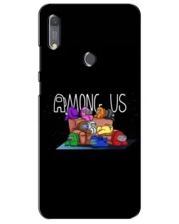 Чохол для Huawei Y6s з картинкою «Логотип Among Us»