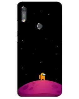 Чохол для Huawei Y6s з картинкою «Самотній герой на планеті»