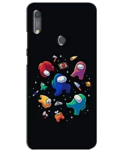 Чехол для Huawei Y6s с картинкой «Among Us космос»