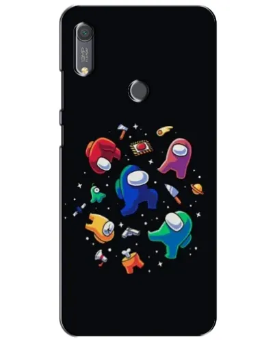 Чехол для Huawei Y6s с картинкой «Among Us космос» Чехол для Huawei Y6s с картинкой «Among Us космос»