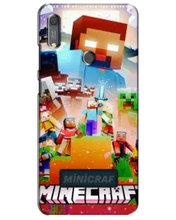 Чохол для Huawei Y6s з картинкою «Minecraft герої гри»