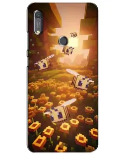 Чехол для Huawei Y6s с картинкой «Поле подсолнухов»