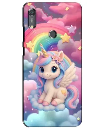 Чехол для Huawei Y6s с картинкой «Маленький единорог»