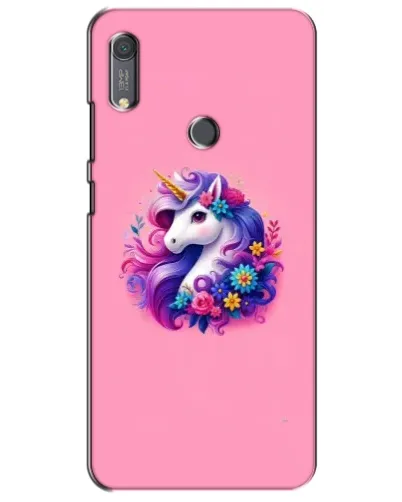 Чехол для Huawei Y6s с картинкой «Сказочный единорог»