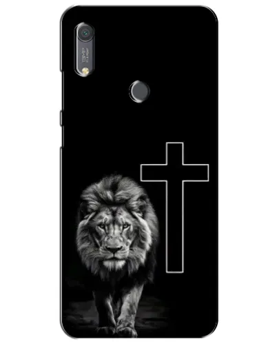 Чехол для Huawei Y6s с картинкой «Лев и Крест»